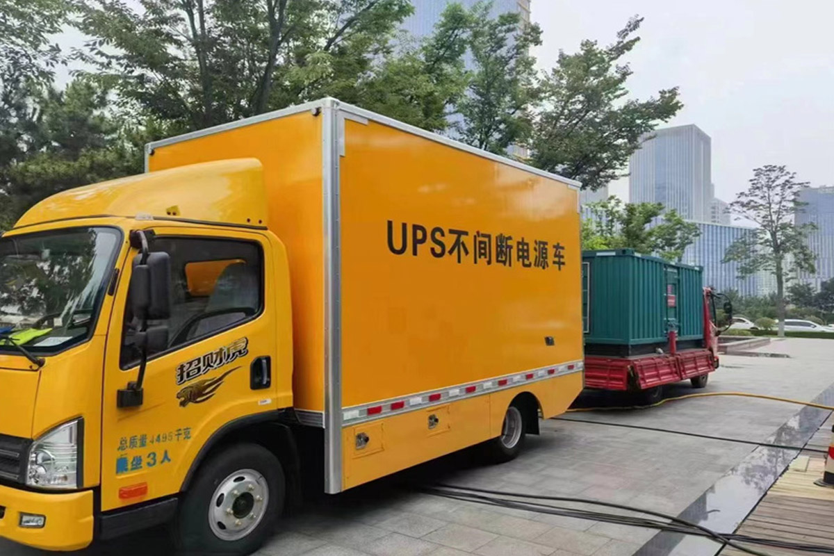 察哈尔右翼前发电机租赁施工现场