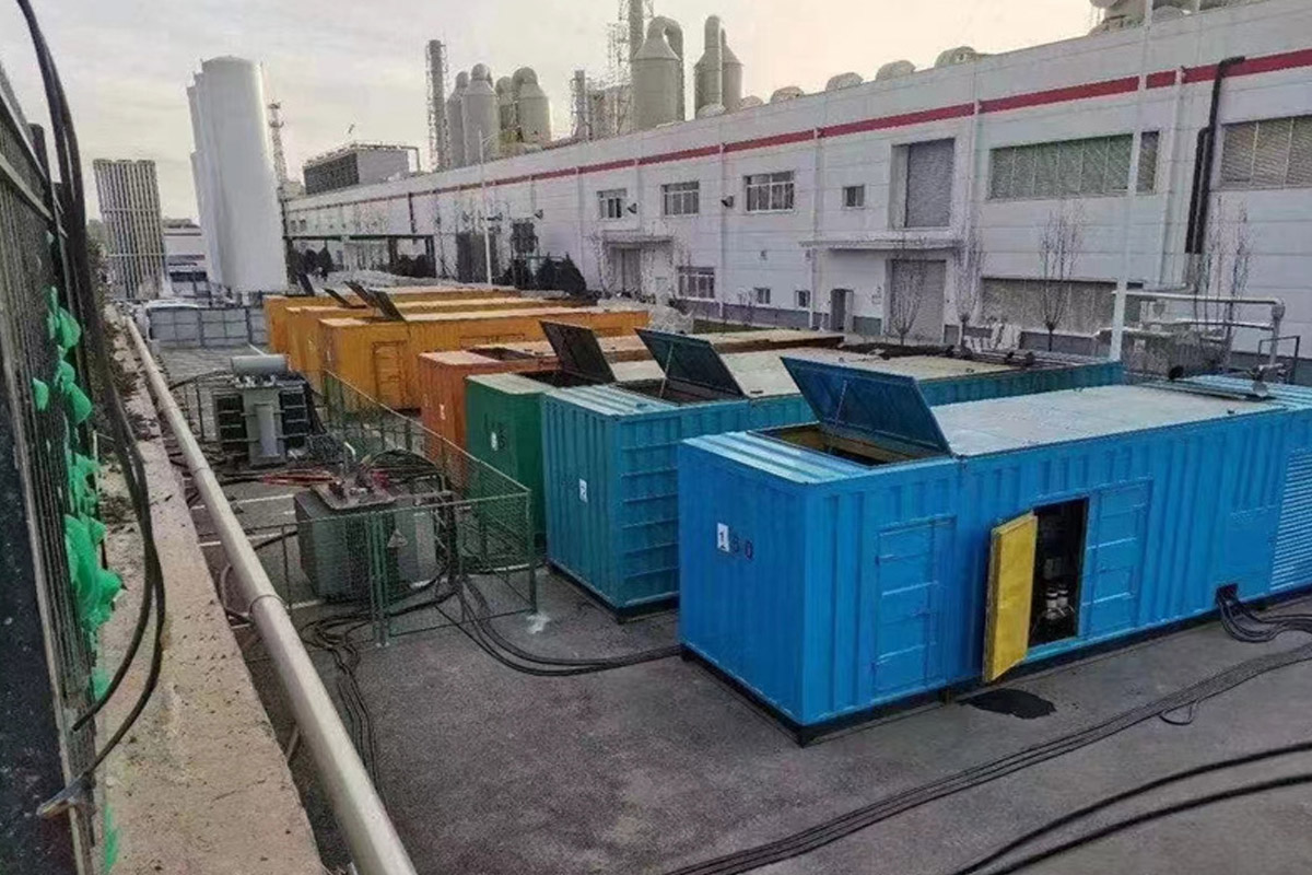 察哈尔右翼前发电机租赁施工现场